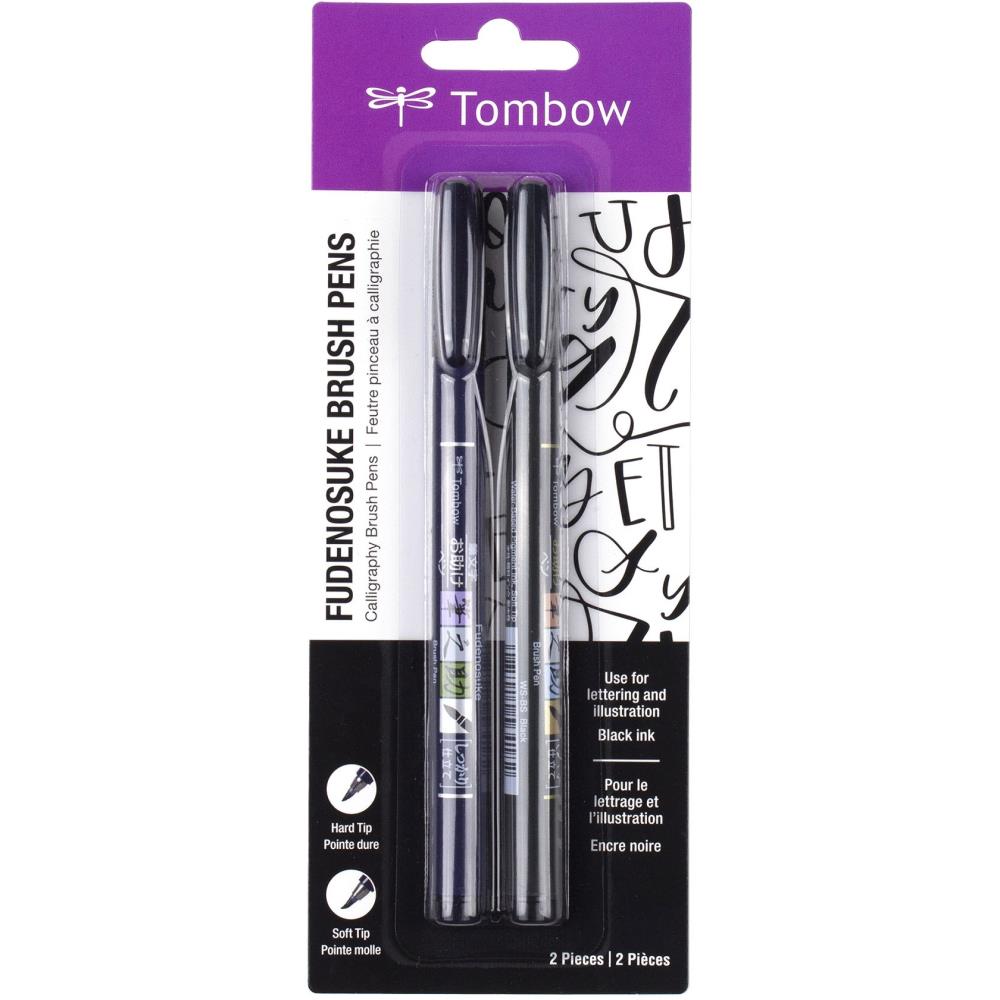 Tombow Fudenosuke Brush Pens 2/Pkg