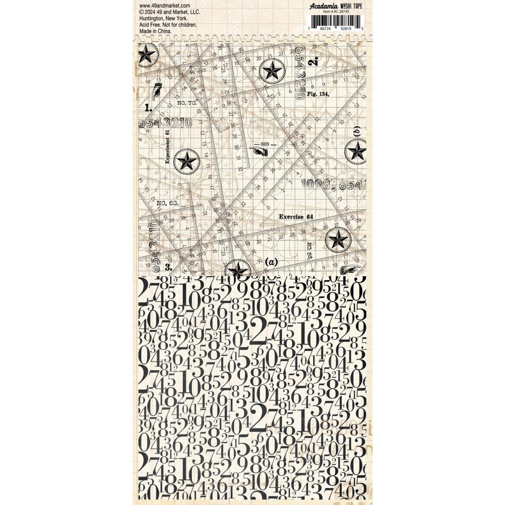 Academia Collection - Washi Tape Sheet Set