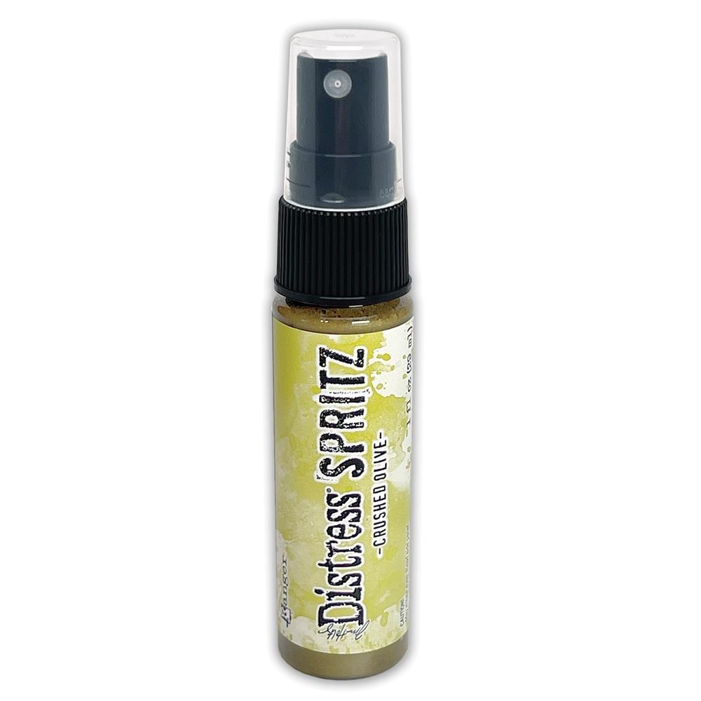 Tim Holtz Distress Spritz 1oz Bottle -Crushed Olive