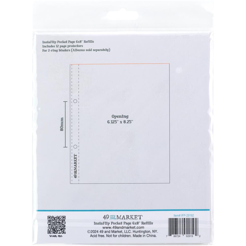 6"X8" Refill Pages