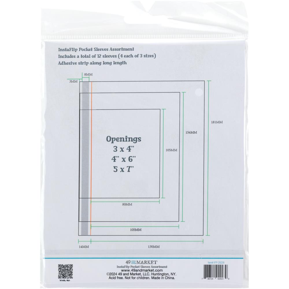 Insta Flip Pocket Sleeves - Assortment