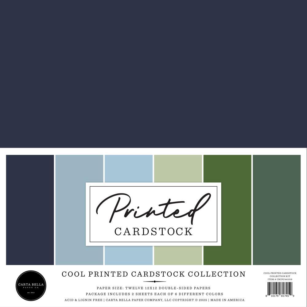 Carta Bella Collection Kit 12"X12" Cool