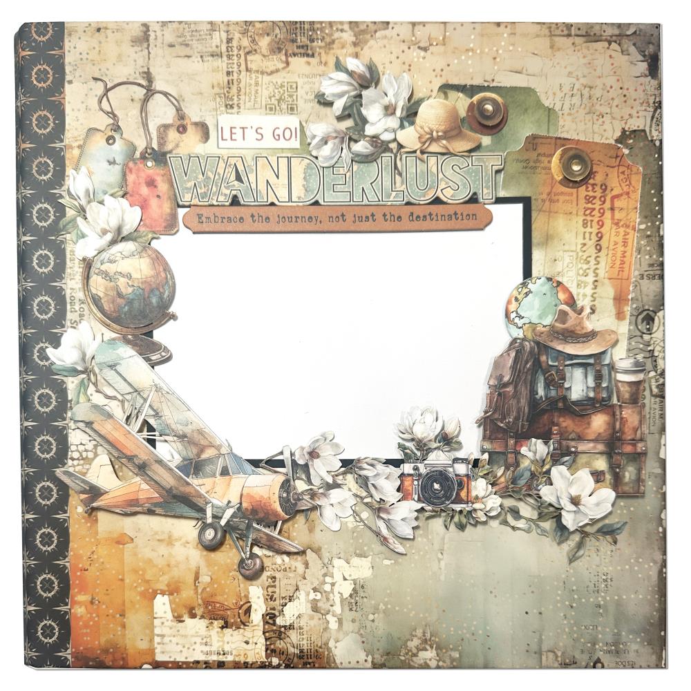 Wanderlust Mini Album. **FREE TUTORIAL**