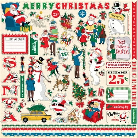 Seasons greeting Element Stickers