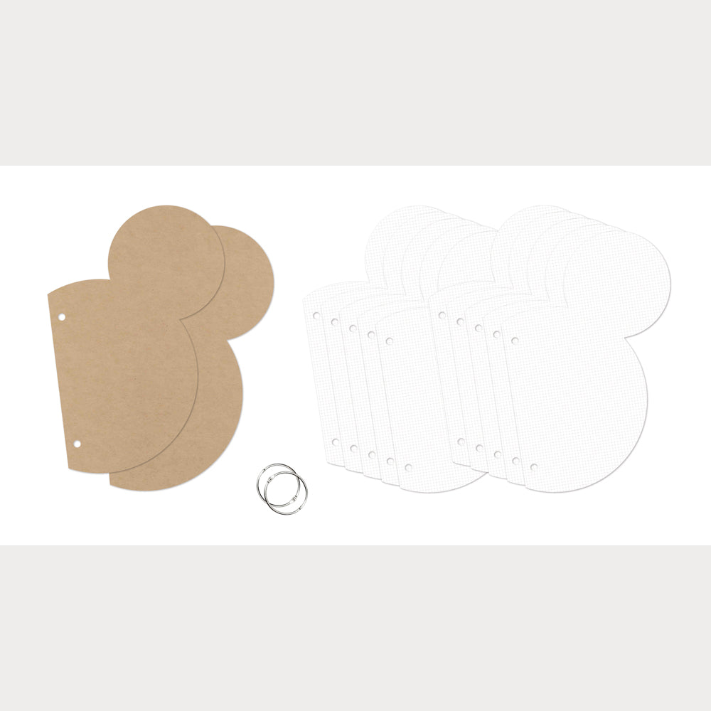 SN@P! - Mini Chipboard Album - Mouse Ear