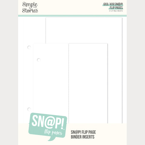4x6/6x8 SN@P! - Flip Page Binder Inserts