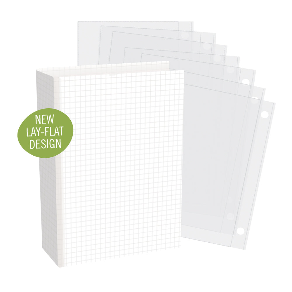 4x6 SN@P! - Simple Grid Chipboard Binder