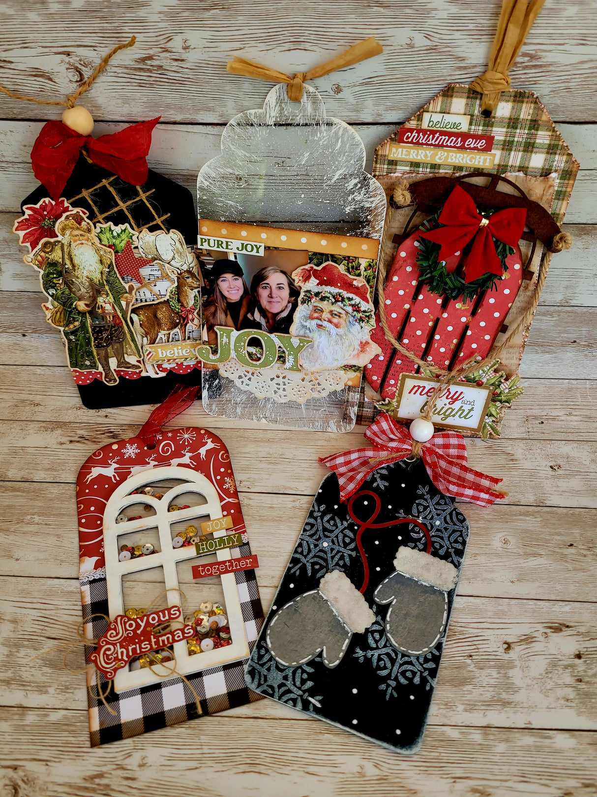 Vintage Holiday Tags ~Designed by Clear Scraps