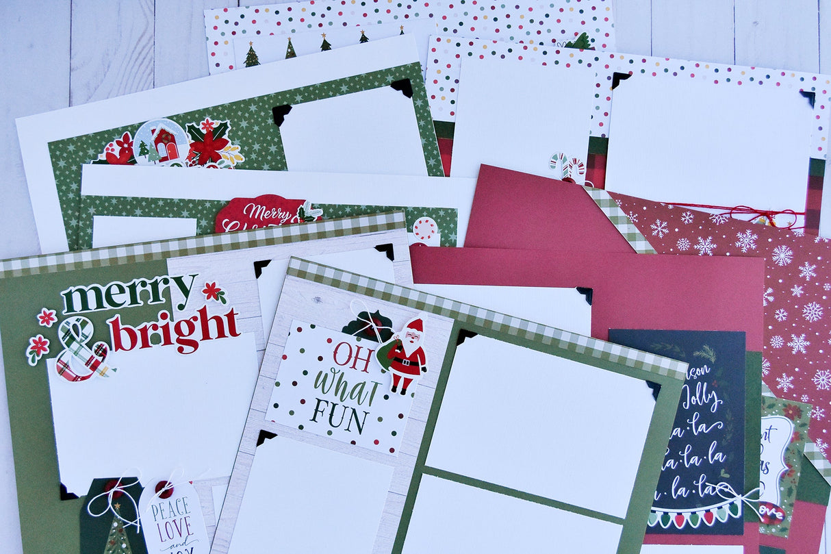 Christmas Spirit Page Kit - Digital Tutorial