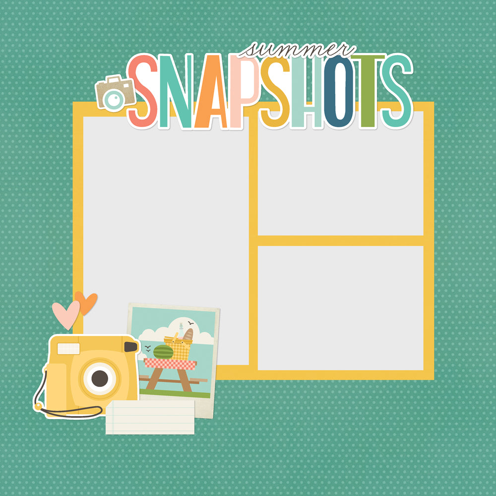 Simple Pages Page Pieces - Summer Snapshots