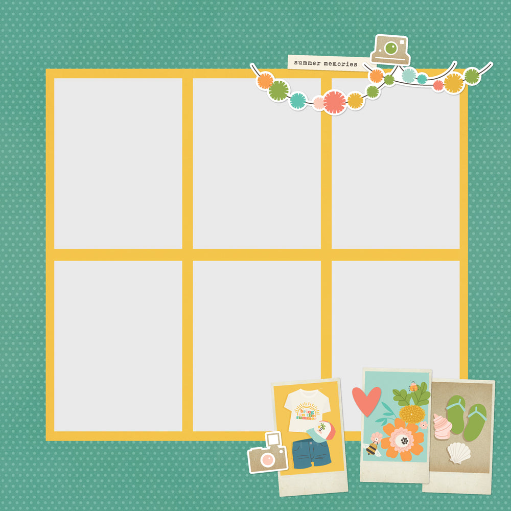 Simple Pages Page Pieces - Summer Snapshots