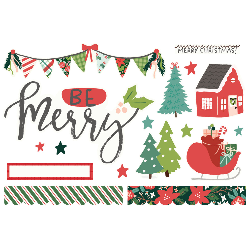 Simple Pages Page Pieces - Santa's Village