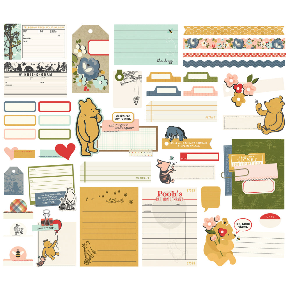 Say Cheese Classic Pooh - Journal Bits & Pieces