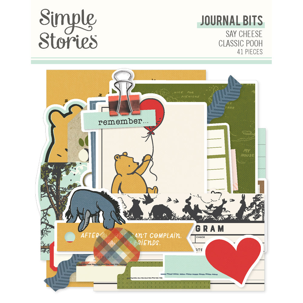Say Cheese Classic Pooh - Journal Bits & Pieces