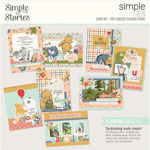 Say Cheese Classic Pooh Birthday - Simple Cards Card Kit
