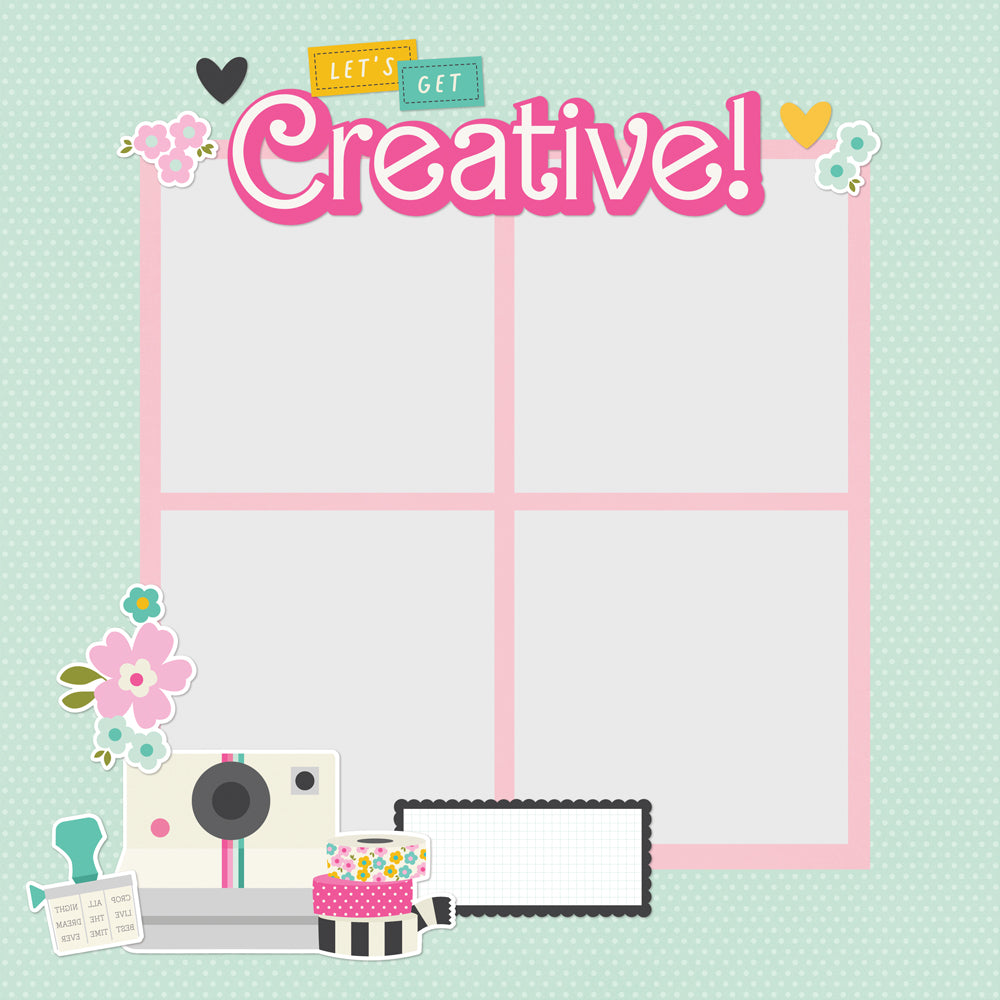 Simple Pages Page Pieces - Crafty Babe