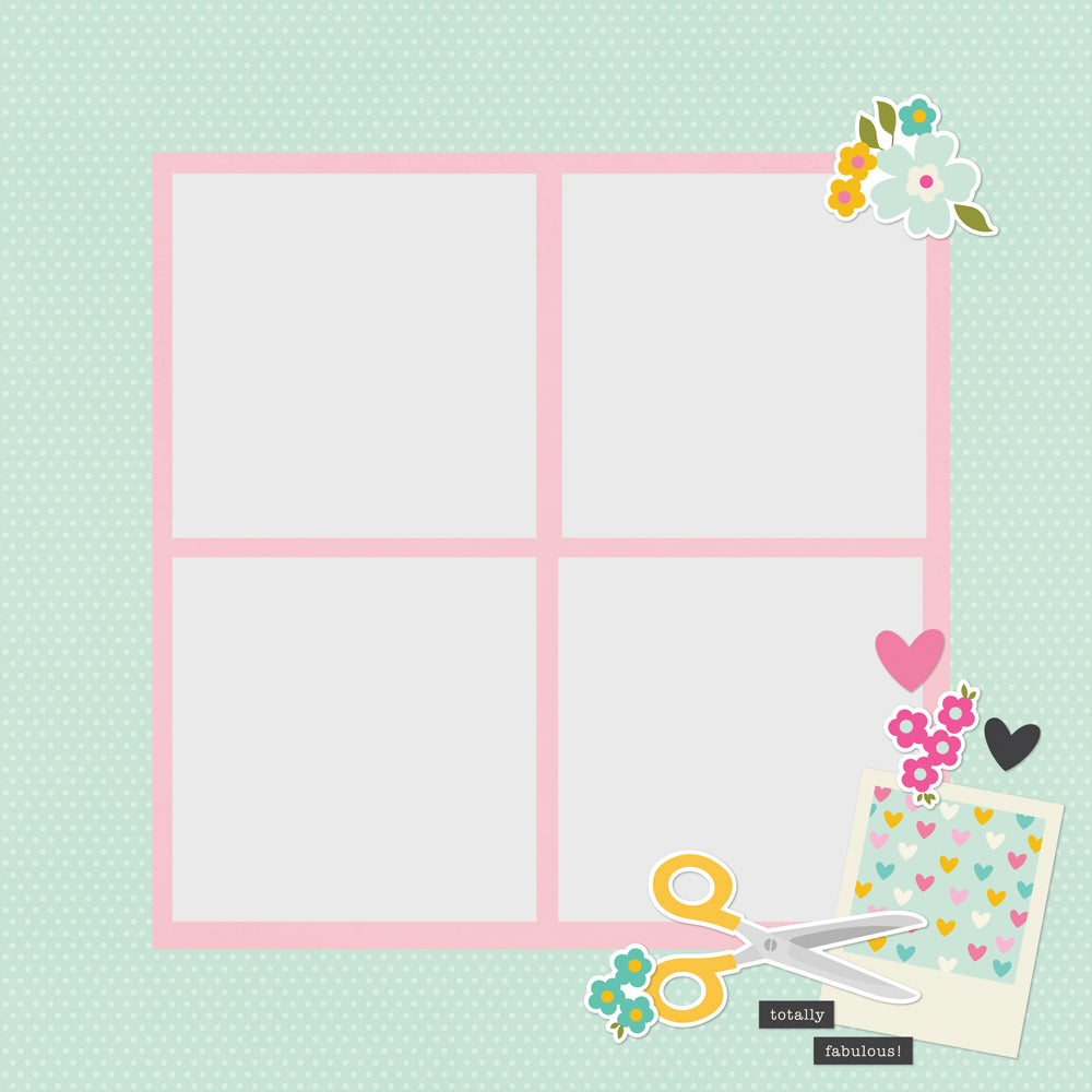 Simple Pages Page Pieces - Crafty Babe
