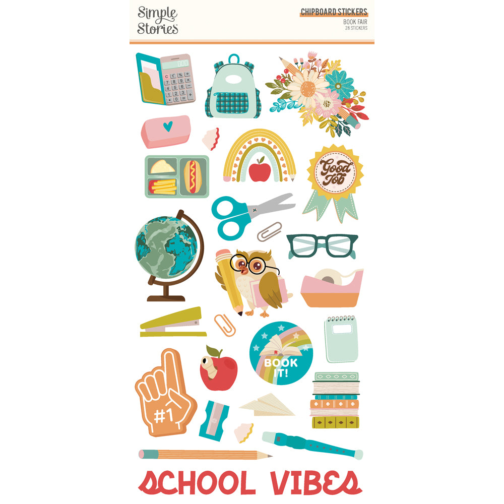 Book Fair - 6x12 Chipboard