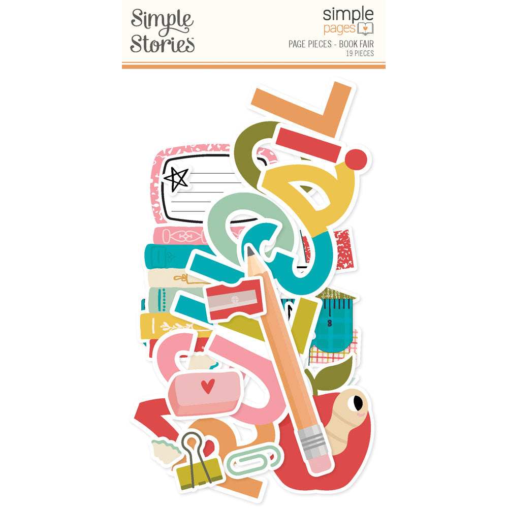 Simple Pages Page Pieces - Book Fair