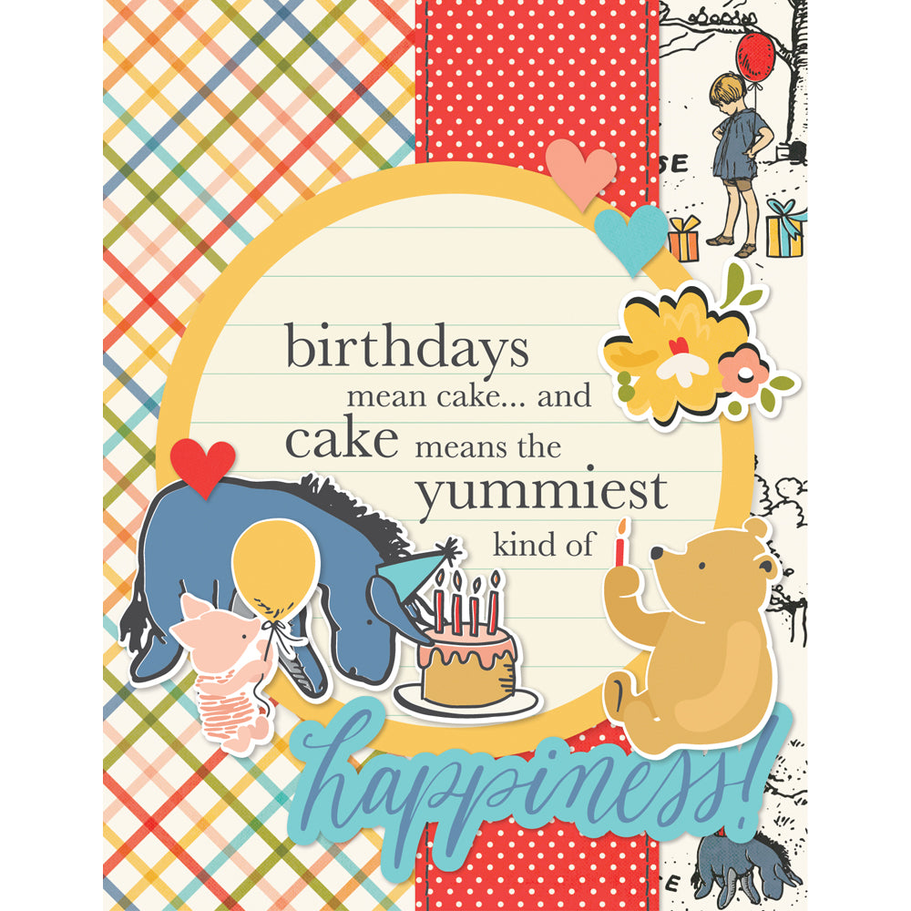 Say Cheese Classic Pooh Birthday - Simple Cards Card Kit