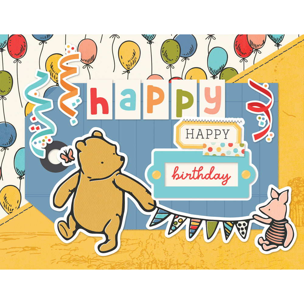 Say Cheese Classic Pooh Birthday - Simple Cards Card Kit