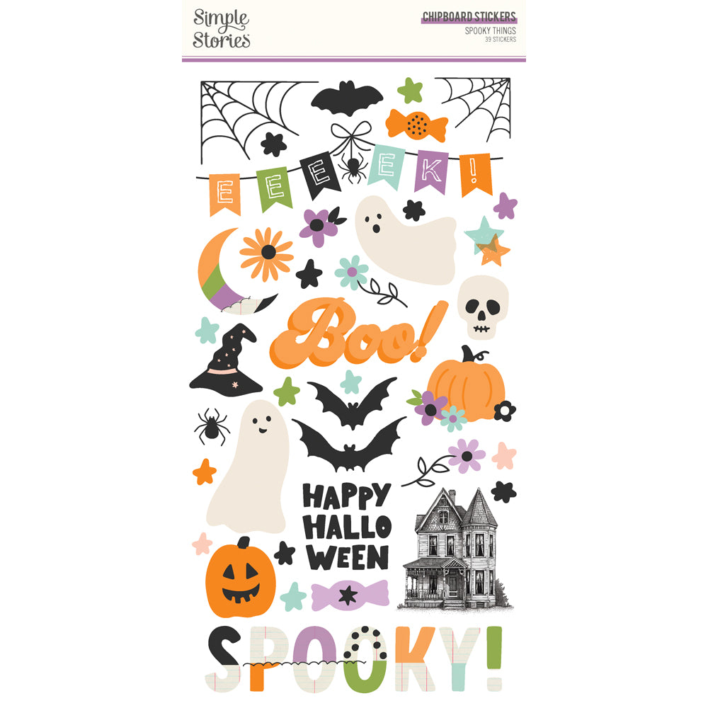 Spooky Things - 6x12 Chipboard