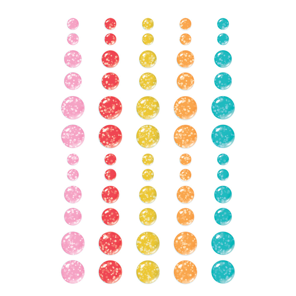 Fun Times - Glitter Enamel Dots