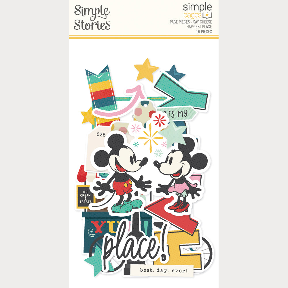 Say Cheese Happiest Place - Simple Pages Page Pieces