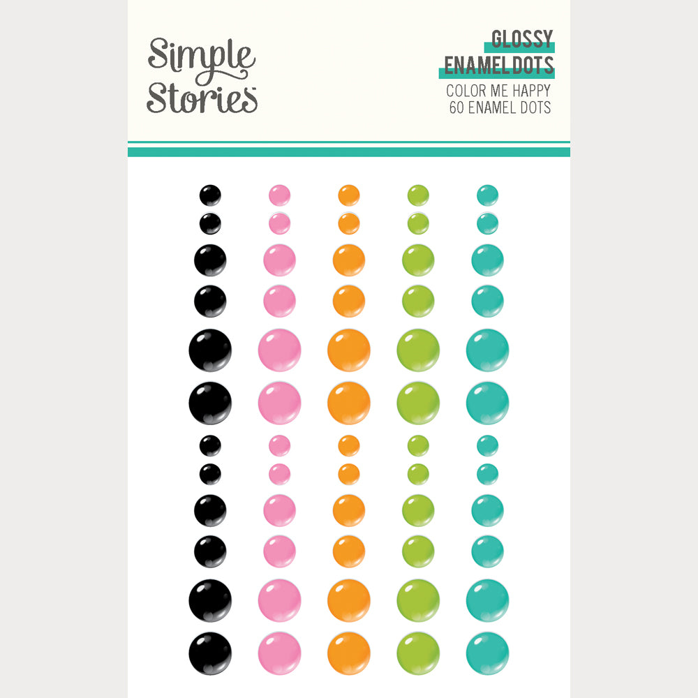 Color Me Happy Glossy Enamel Dots