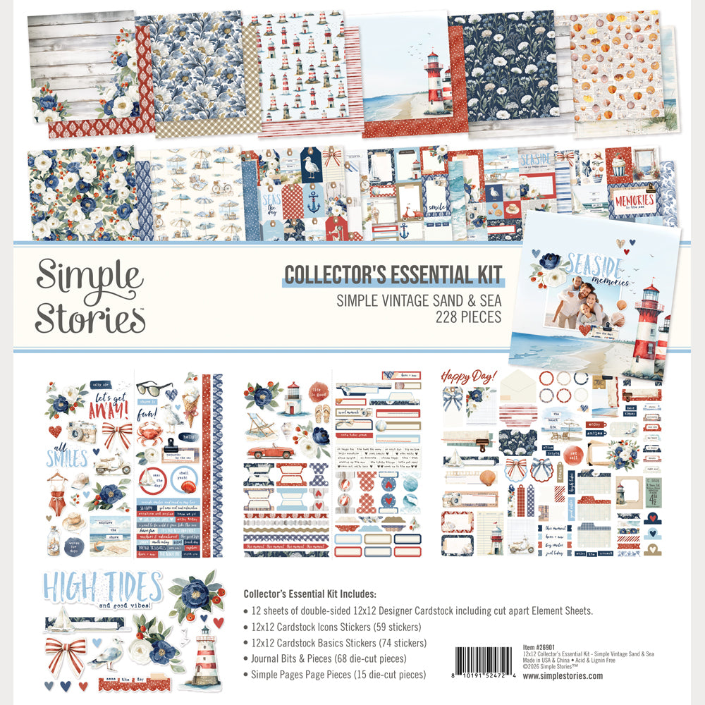 Simple Vintage Sand and Sea - Collector's Essential Kit