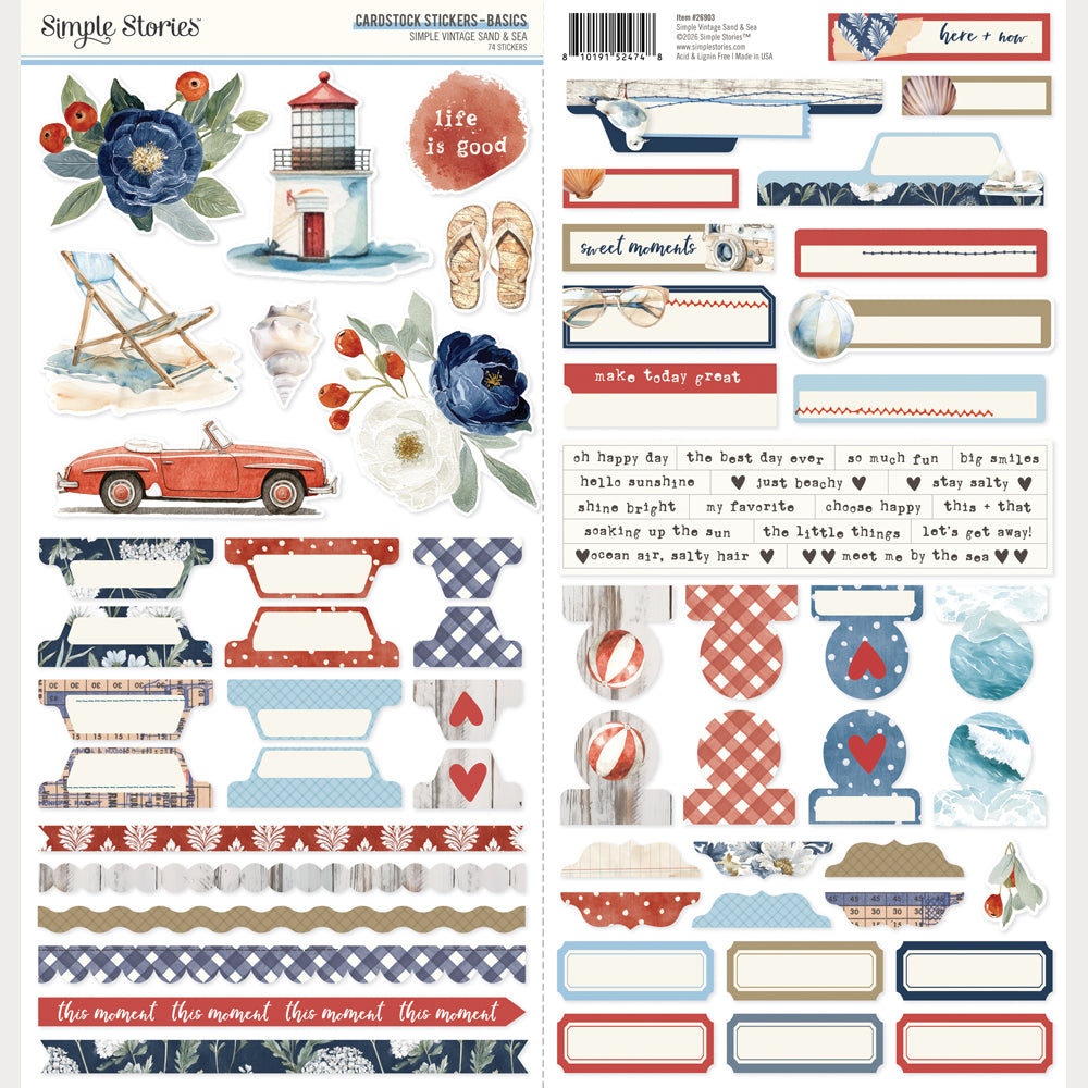 Simple Vintage Sand and Sea - Collection Kit