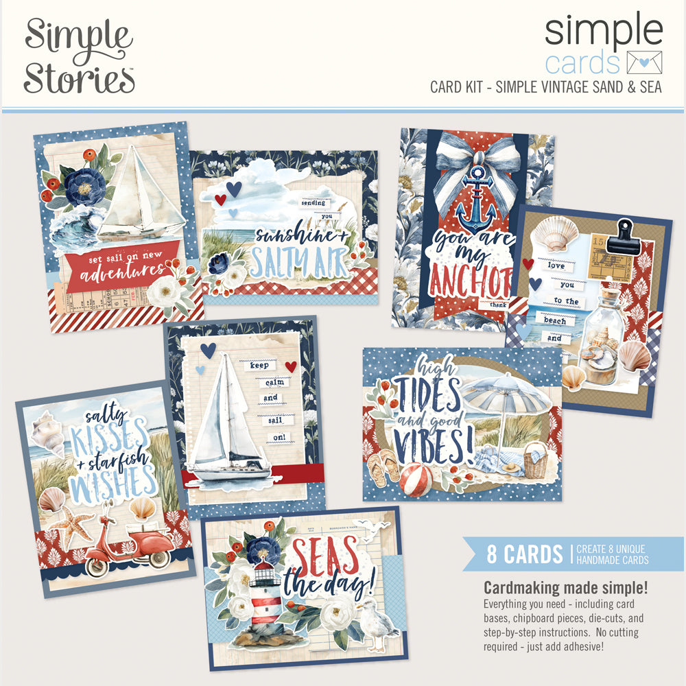 Simple Vintage Sand and Sea - Simple Cards Card Kit
