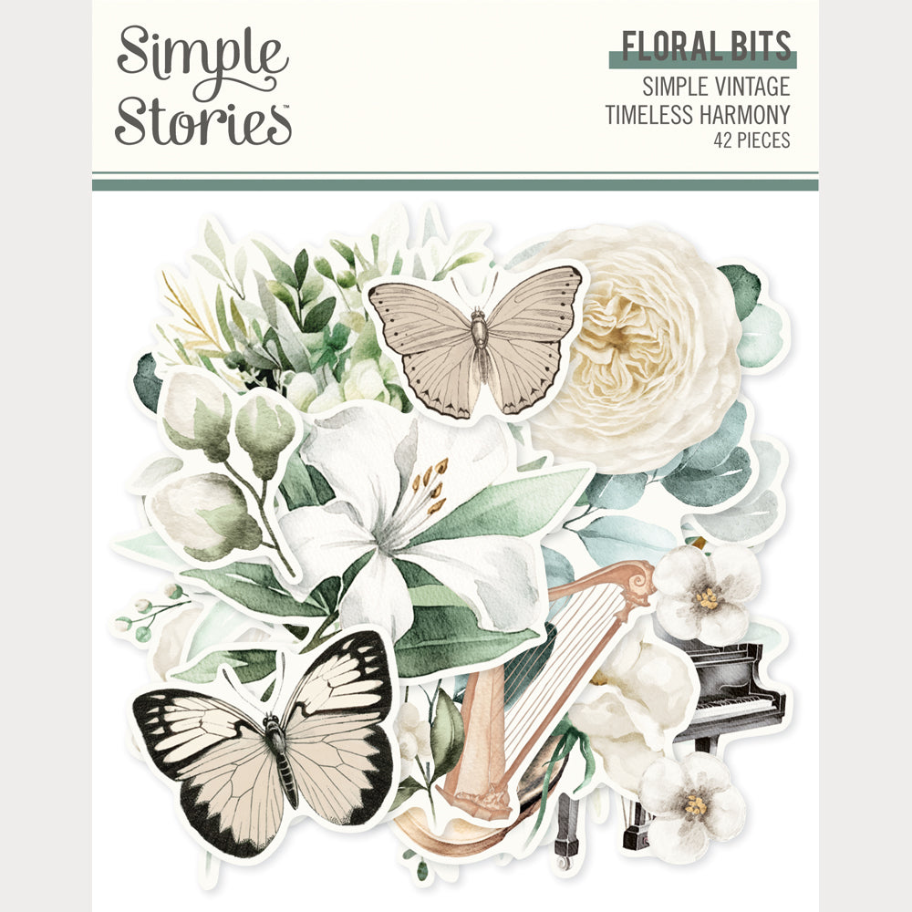 Simple Vintage Timeless Harmony - Floral Bits & Pieces