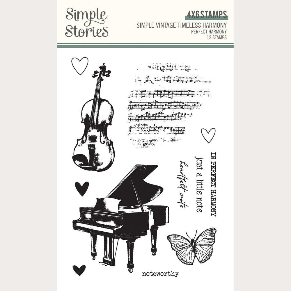 Simple Vintage Timeless Harmony - Stamps - Perfect Harmony