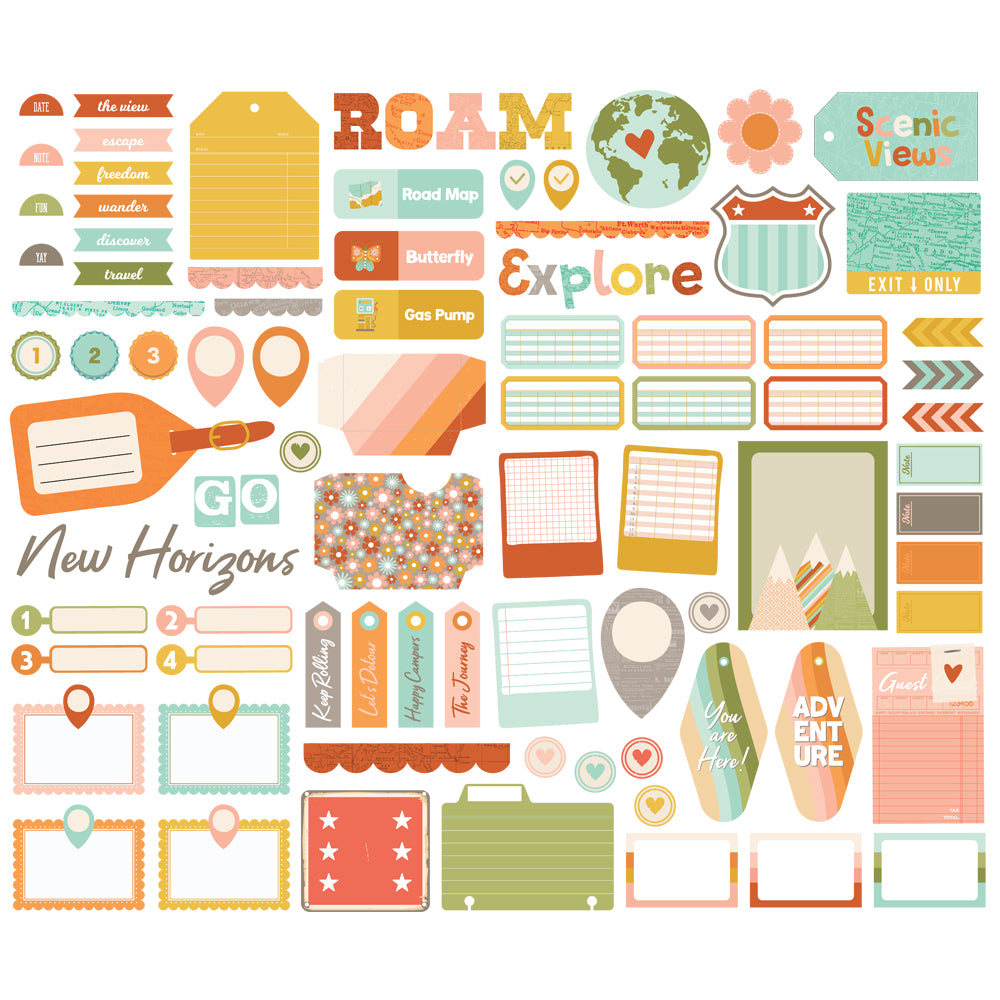 Open Road - Journal Bits & Pieces