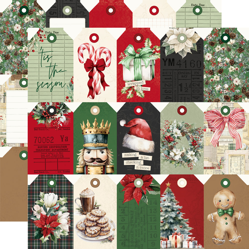 Simple Stories - Simple Vintage Old Fashioned Christmas Collector's Essentials Kit **PRE-ORDER**