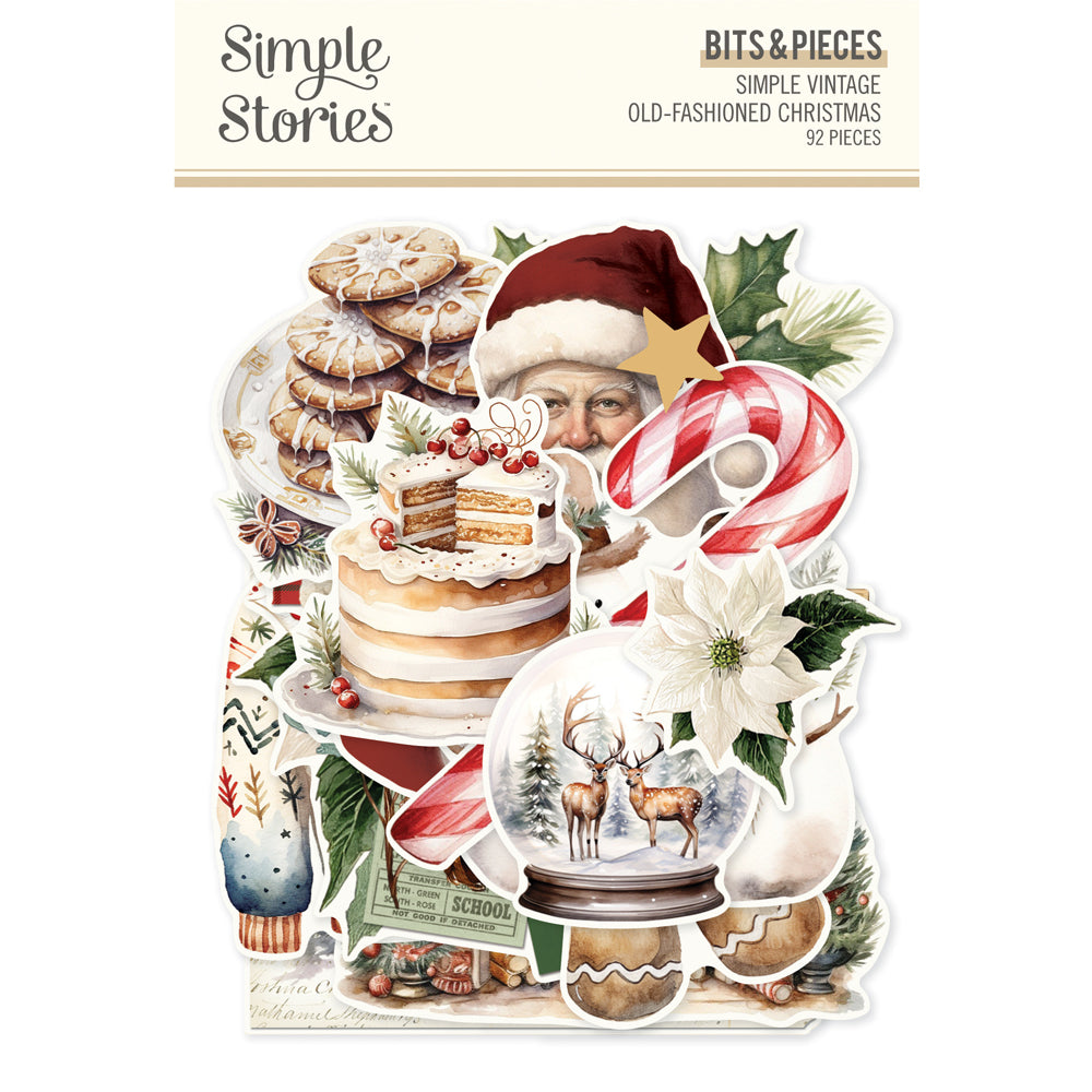Simple Stories - Simple Vintage Old Fashioned Christmas Bits & Pieces **PRE-ORDER**