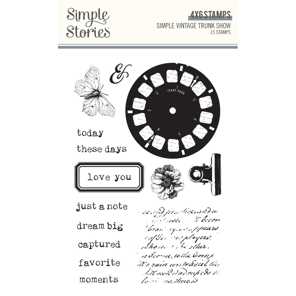 Simple Stories - Simple Vintage Trunk Show Stamps **PRE-ORDER**