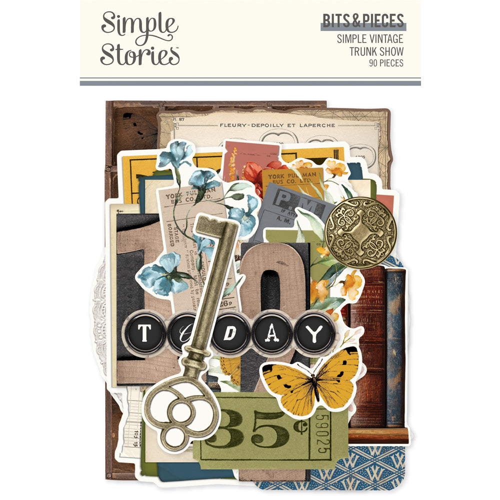 Simple Stories - Simple Vintage Trunk Show Bits & Pieces **Pre-Order**