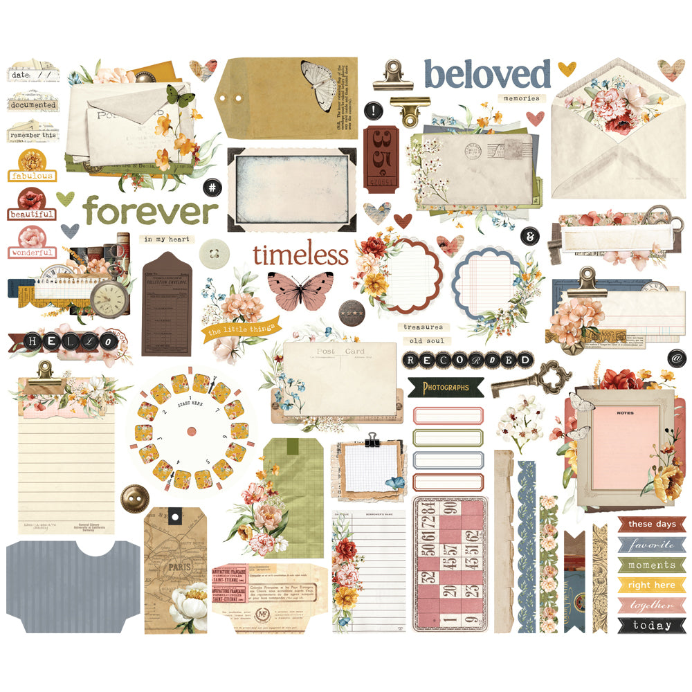 Simple Stories - Simple Vintage Trunk Show Journal Bits & Pieces **Pre-Order**