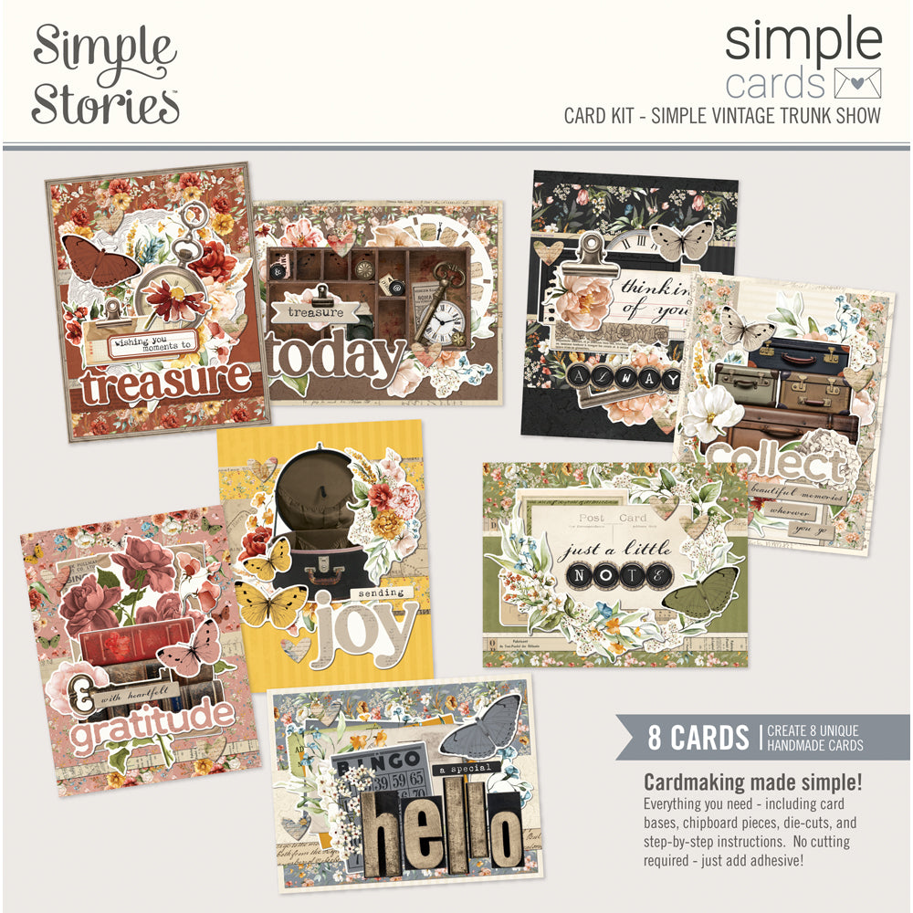Simple Stories - Simple Vintage Trunk Show - Simple Cards Card Kit **Pre-Order**