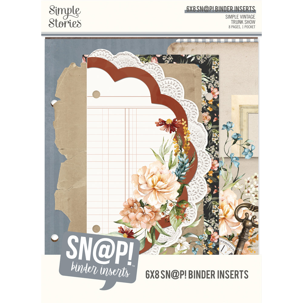 Simple Stories Simple Vintage Trunk Show SN@P! 6x8 Binder Inserts **Pre-Order**
