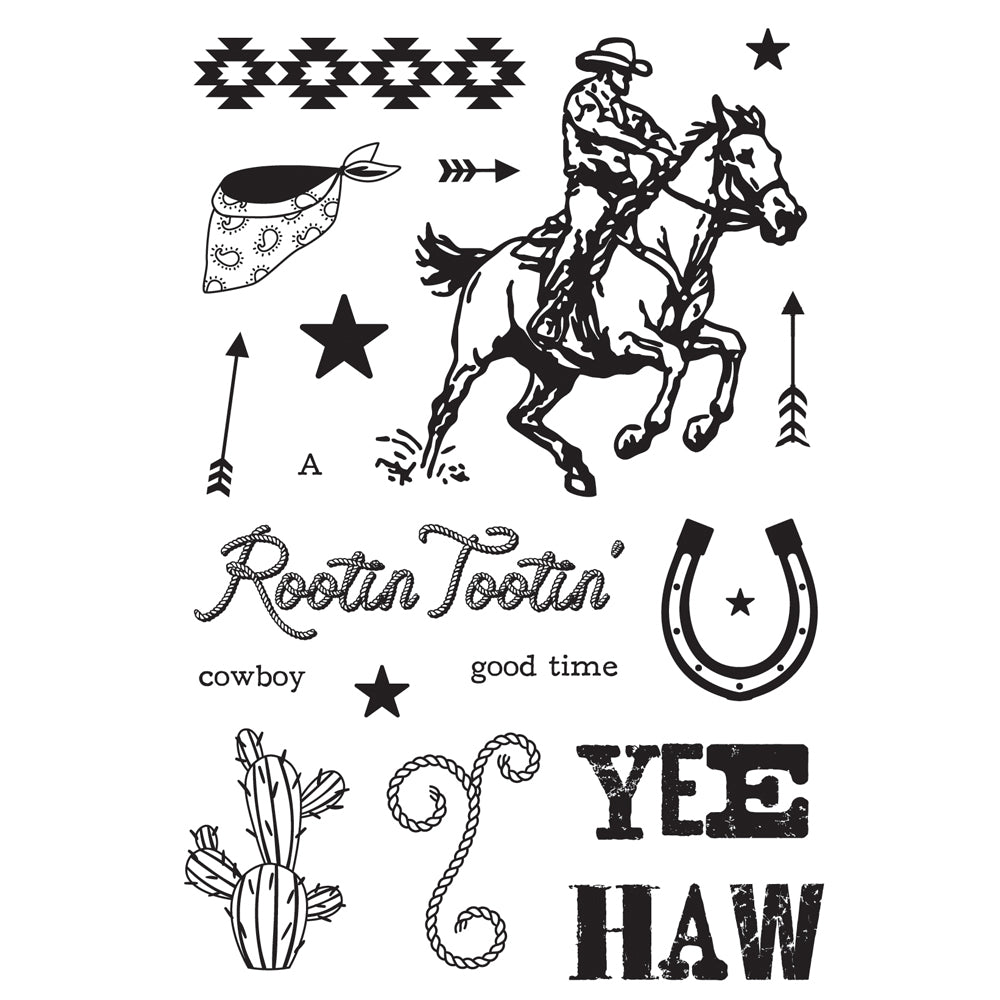 Simple Stories - Country Roads Cowboy Stamps **PRE-ORDER**