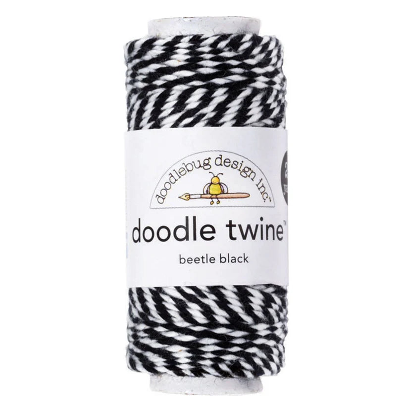 Doodlebug Beetle Black Doodle Twine