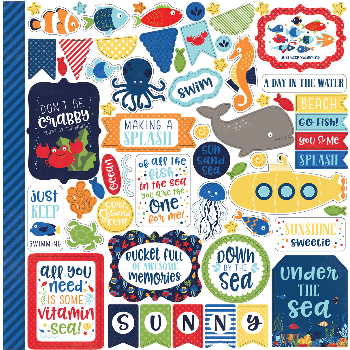 Under the Sea Collection - 12 x 12 Sticker