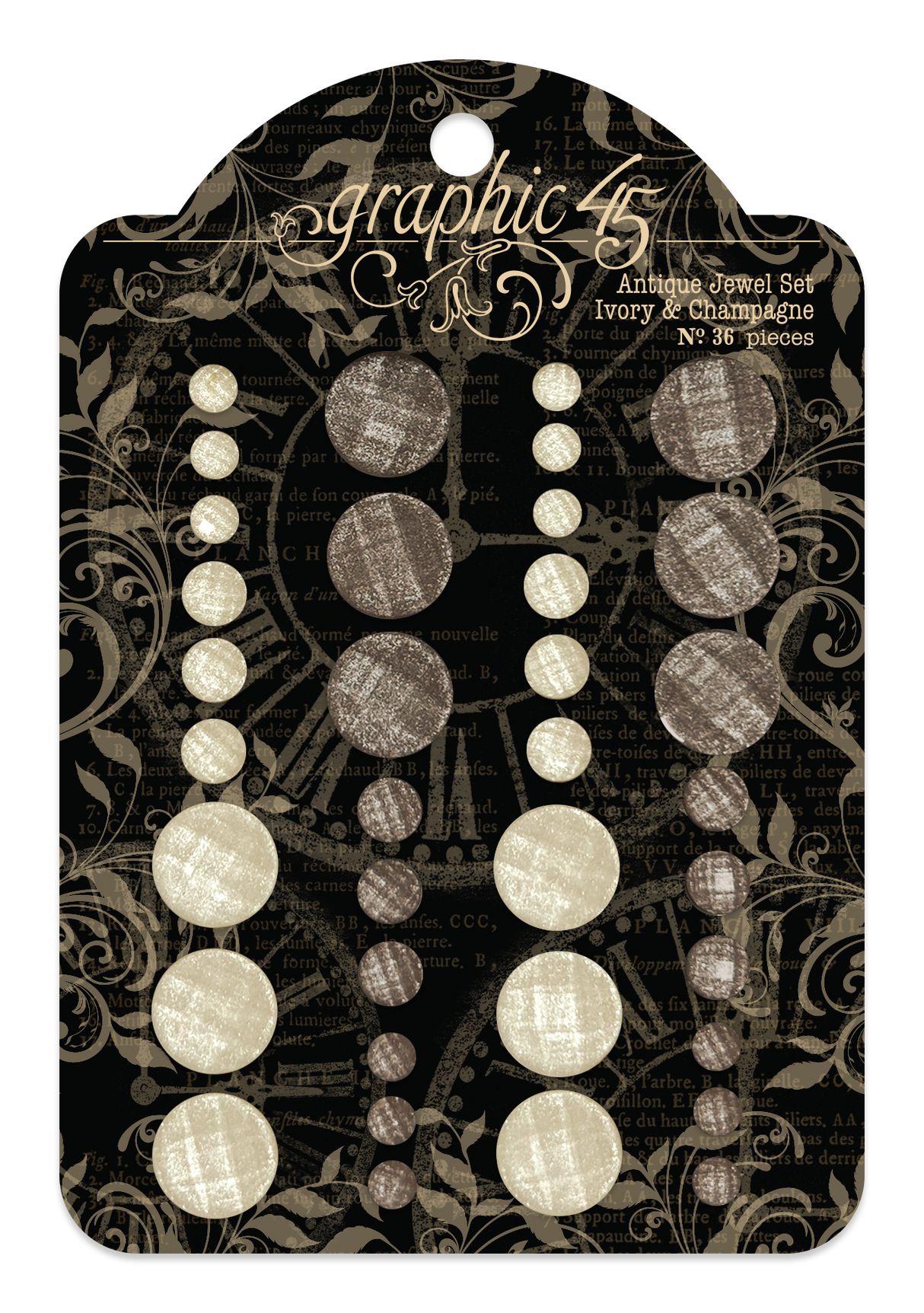 Antique Jewel Set – Ivory & Champagne – SKU: 4502825