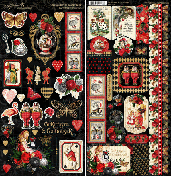 Curiouser & Curiouser Sticker Set