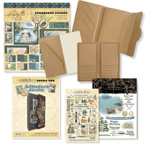 Graphic 45 Class Series - Adventure Awaits Album Kit