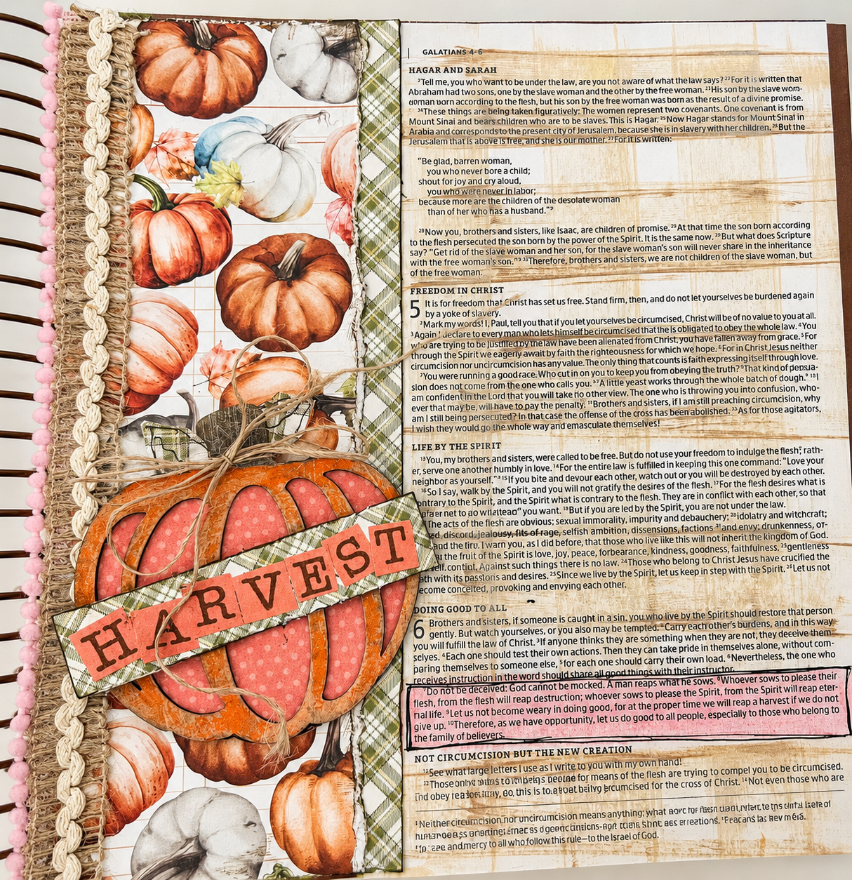 Bible Journal Class–Celebrate Autumn! 🍁 designed by Kandra Medlin