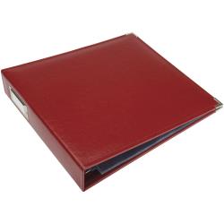 Classic Leather - 12x12 Three Ring Album - wine